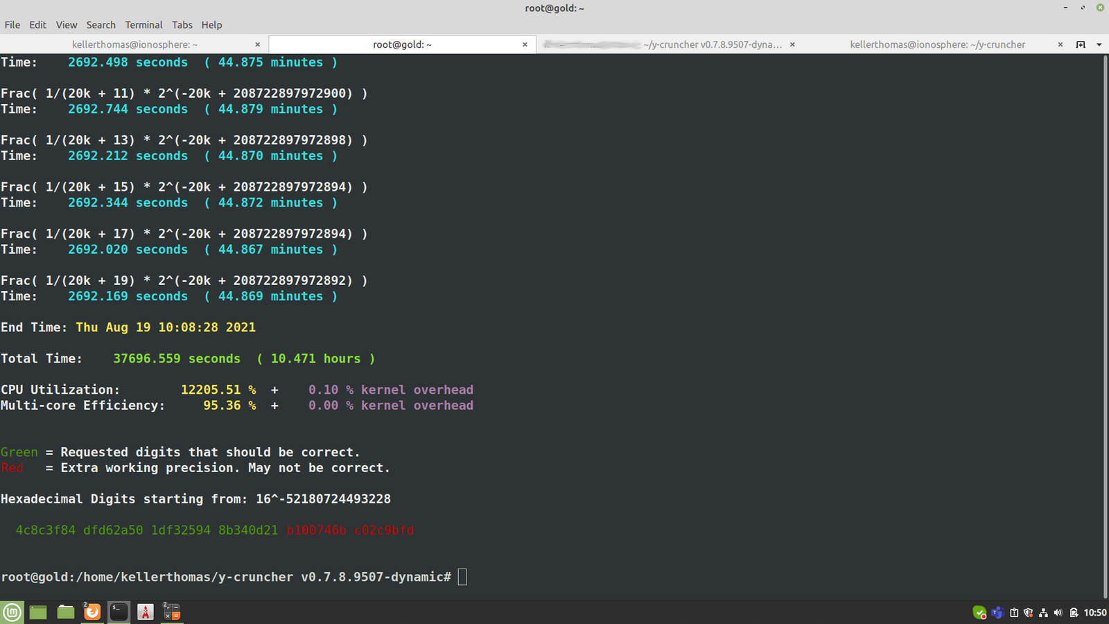 Bellard BBP Algorithmus