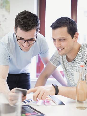 Fabian Müller und Marcel Debrunner Fabian Müller und Marcel Debrunner, MIND Kommunikation GmbH