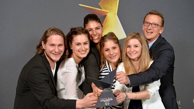 MMP-Studenten an der Preisverleihung MMP-Studenten an der Preisverleihung