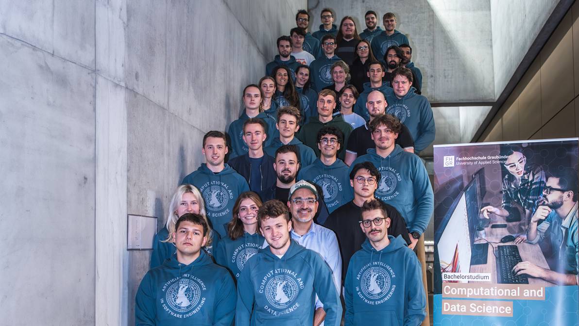 Ina nova annada da students d'informatica cumenza ses studi a la SAS Grischun en las purschidas Artificial Intelligence en software Engineering e Computational and Data Science.