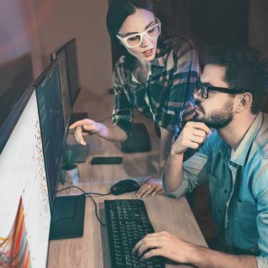 Bachelorstudium Computational and Data Science Im Computational and Data Science Studium tauschen sich Studierende aus.